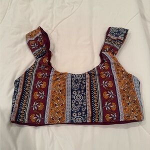 Floral Patterned bikini top